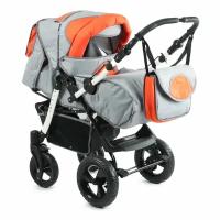 Коляска-трансформер Babyton Pillo OX Grey-Orange