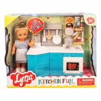 Кукла 4601 с мини-кухней и аксессуарами