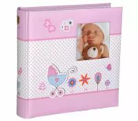 Фотоальбом Henzo 10х15см 200 фото Baby Moments, детский, розовый