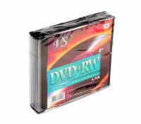 Диск VS DVD+RW 4,7 GB 4x Slim, 5шт