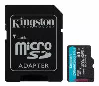 Карта памяти Kingston MicroSDXC 64GB Canvas Go Plus UHS-I U3 V30 A2