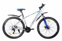 Велосипед NRG Bikes 29 TIGER 18" серебристый/синий