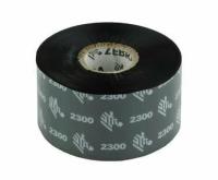 Риббон Zebra 2300 European 40 мм x 450 м, OUT, Wax, 1", Красящая лента Воск Zebra 2300 40/450, черный - 1 шт