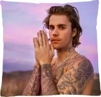 Подушка квадратная Justin Bieber Джастин Бибер