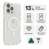 Чехол для iPhone 12 Pro Max (6.7") Gear4 Crystal Palace Clear Snap с магнитом для MagSafe пластиковый прозрачный