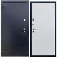 Дверь входная металлическая DIVA 510 2050х960 Левая Титан - Д11 Белый софт, тепло-шумоизоляция, антикоррозийная защита для квартиры и дома