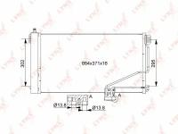 Радиатор кондиционера с осушителем MERCEDES-BENZ C-CLASS (W203) 1.8-5.4 (00-07) CLK 1.8-5.5 (A209) (02-10) SLK (R171) 1.8-3.5 (04-11)