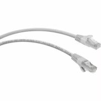 Патч-корд Cabeus S/FTP PC-SSTP-RJ45-Cat.6a-3m-LSZH категория 6а (10G), 2xRJ45/8p8c, экранированный, серый, LSZH, 3м