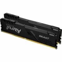 Оперативная память Kingston DDR4 32Gb (2x16Gb) 3600 MHz pc-28800 FURY Beast Black (KF436C18BBK2/32-SP)