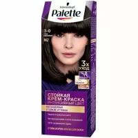 Крем-краска для волос Palette N2 (3-0) темно-каштановый