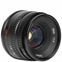 Объектив 7Artisans 35mm F1.4 Mark II APS-C EF-M Чёрный A010B-S