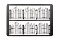 MORRISON zp-022 Модель металлического ограждения. Высота - 5,8 см. Общая длина 39 см