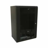 WRline WR-TW-2245-GP-RAL9004 Шкаф настенный 19-дюймовый (19"), 22U, 1086x600х450мм, RAL 9004