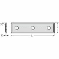 Нож для фрезы Cmt 790.500.09, нож твердосплавный 50x9x1.5 F1730