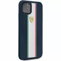 Силиконовый чехол Guess Ferrari для Apple iPhone 11 Pro Max, синий