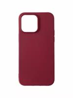 Чехол Zibelino для Apple iPhone 14 Pro Max, Soft Case, вишневый