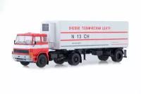 Liberecke truck 100.471 with alka N13CH semi-trailer (ussr russian) | либерецкий грузовик 100.471 с полуприцепом alka N13CH