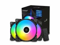 Комплект вентиляторов для корпуса PCCooler HALO ARGB 3 in 1 KIT