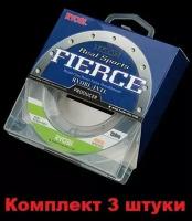 Лескa для рыбалки RYОBI NITLON FIERCE 150m 0,205mm olive-04, 3 штуки