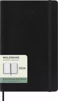 Еженедельник Moleskine CLASSIC SOFT WKNT Large 130х210мм 144стр. мягкая обложка черный, 2020год