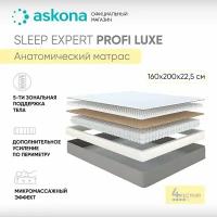 Матрас анатомический Askona (Аскона) Sleep Expert Profi Luxe 160х200