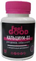 Кальциум-D3 FeelGOOD с натуральным витамином D для щенков, собак и котят, таблетки, № 140