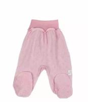 Ползунки "текстиль розовый" для новорожденных