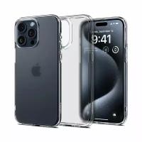 Гибридный чехол Spigen Ultra Hybrid Matte для iPhone 15 Pro (Матовый прозрачный | Frost Clear)