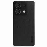 Накладка Nillkin Frosted Shield пластиковая для Xiaomi Redmi Note 13 Black (черная)