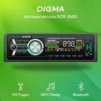 Автомагнитола Digma DCR-360G 1DIN 4x50Вт Bluetooth