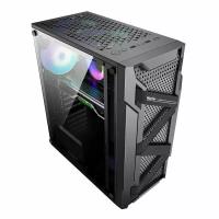 Корпус ALSEYE Warrior-B Mini-ITX/Micro ATX/ATX, USB2.0*2+HD Audio+USB3.0*1, "; H. D. D.(3.5"*2pcs+S. S. D(2.5"*2pcs, 354*185*413mm"