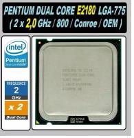 Intel Pentium Dual-Core E2180 Conroe LGA775 OEM, 2x2.0 ГГц (800) ОЕМ версия