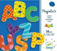 Детская развивающая магнитная игра Латинские буквы, 38 шт DJECO