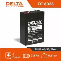Аккумуляторная батарея для ИБП DT 6028