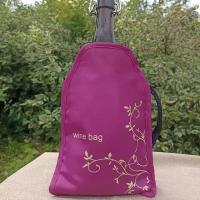 Охлаждающая сумка-рубашка для вина фиолетовая