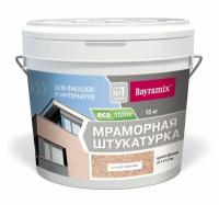 Bayramix Мраморная штукатурка для фасадов EcoStone (крупная фракция 1,0-1,5мм) 976, 15 кг