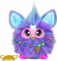 Интерактивная плюшевая игрушка Hasbro Furby Ферби фиолетовый с управлением голосом, танцующая, обучаемая, музыкальная