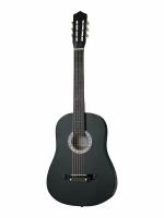 Акустическая гитара, черная, матовая, аккорд ACD-39A-74-BK