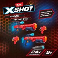 Набор из 4-бластеров Zuru X-Shot double hawk eye blaster, double micro blaster, 36278