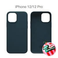 Силиконовый чехол COMMO Shield Case для iPhone 12/12 Pro с поддержкой беспроводной зарядки, Pacific Green (Blue)