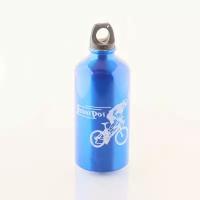 Велосипедная фляга (500ml) (алюминиевая, синяя) YKX