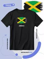 Футболка с флагом Ямайки-Jamaica