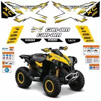 Комплект наклеек BRP CAN-AM Renegade 1000 желтый