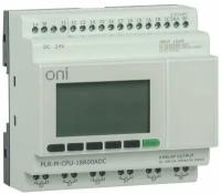 PLR-M-CPU-18R00ADC Контроллер программируемый логический ONI PLR-M. CPU DI12/DO06(R) 24В DC