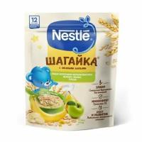 Каша Nestle Шагайка мультизлаковая яблоко-банан-груша молочная, 190г