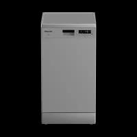 Узкая посудомоечная машина Hotpoint HFS 1C57 S, 45 см, серебристый