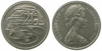 Австралия 20 центов, 1966-1984 XF