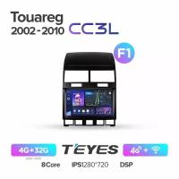 Магнитола Volkswagen Touareg 1 GP 2002-2010 Teyes CC3L 4/32Гб ANDROID 8-ми ядерный процессор, IPS экран, DSP, 4G модем, голосовое управление