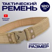 Ремень, размер 120, бежевый