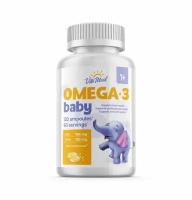 Омега 3 детская VitaMeal Omega-3 Babу для детей с года в ампулах-рыбках, 120 ампул